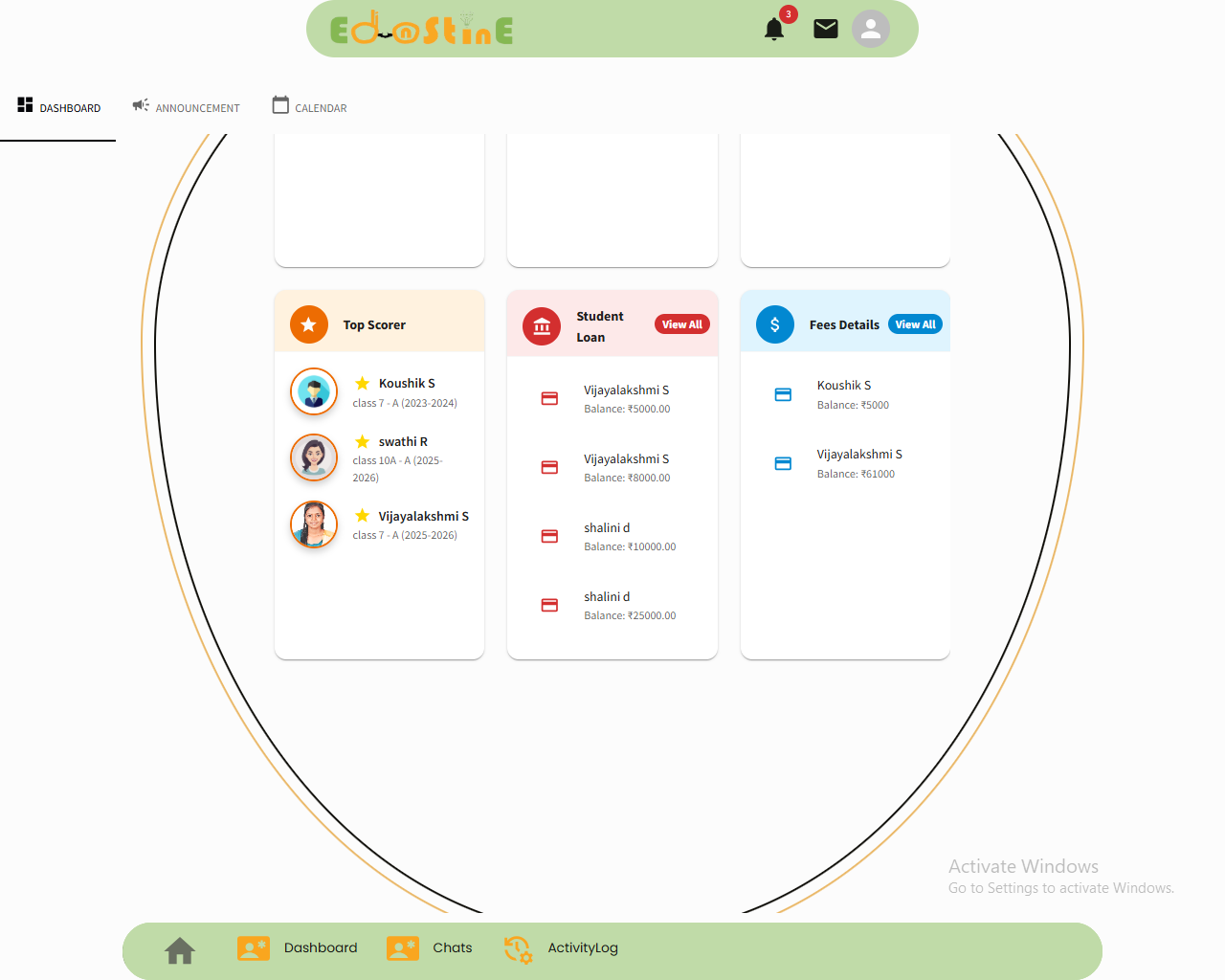App Management Base View